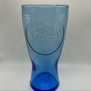 Vintage McDonalds Blue Glass 1961